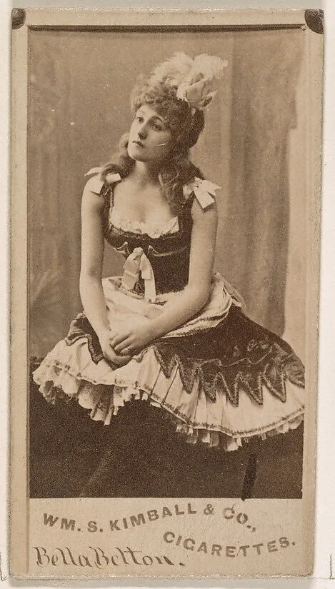 Bella Betton, from the Actresses series (N203) issued by Wm. S. Kimball & Co. — William S. Kimball & Company