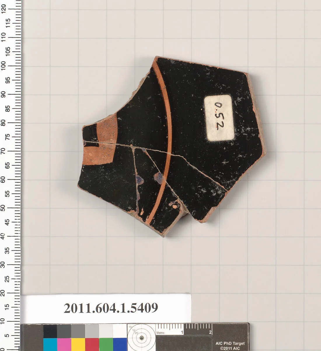 Terracotta fragment of a kylix (drinking cup) — Unknown