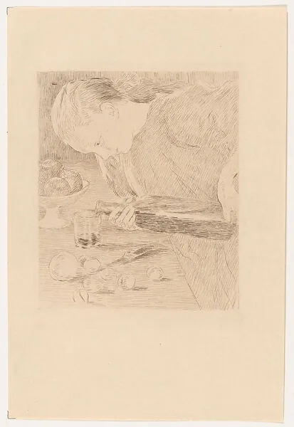 Girl Pouring Wine — Carl Larsson|François Guiguet