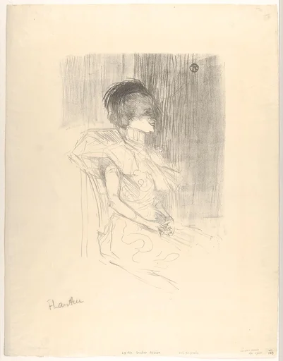 Marcelle Lender Seated