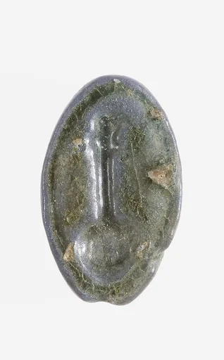 Cowroid Stamp Seal with a Nefer Hieroglyph on the Base