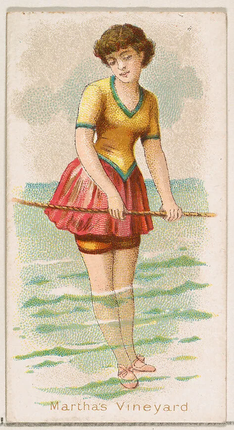 Martha's Vineyard, from the Fancy Bathers series (N187) issued by Wm. S. Kimball & Co. — William S. Kimball & Company