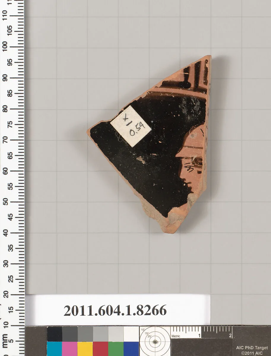 Terracotta fragment of a kylix (drinking cup) — Unknown