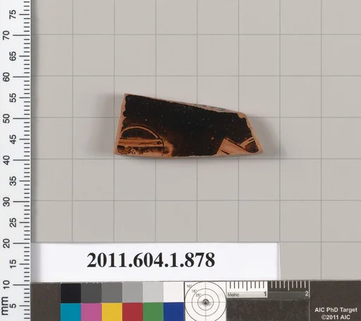 Terracotta fragment of a kylix (drinking cup)