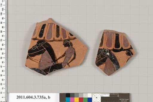 Terracotta fragments of a neck-amphora (jar)
