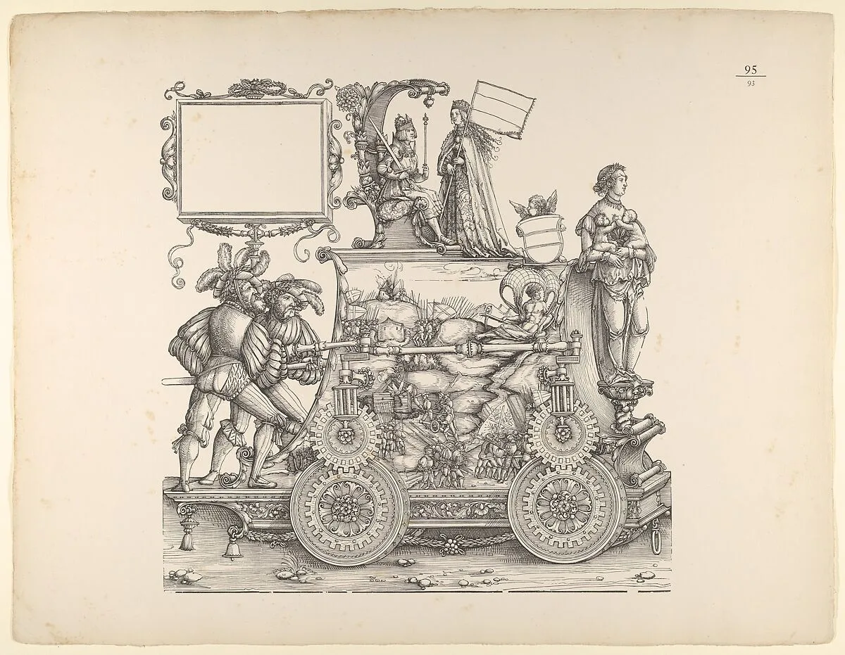 Wartime Triumphs, from The Triumphal Procession of Emperor Maximilian (Triumph Des Kaisers Maximilian I) — Hans Burgkmair|Adolf Holzhausen