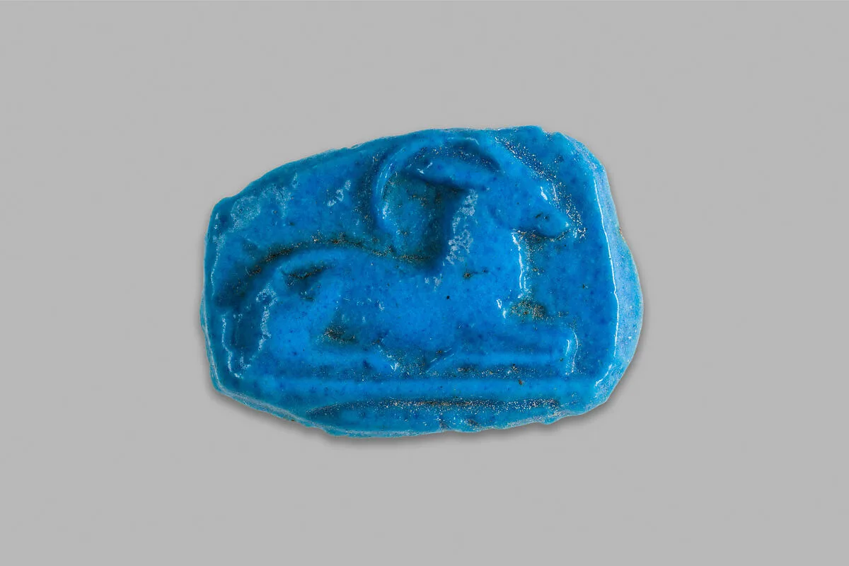 Plaque Bearing the Image of an Ibex — Unknown