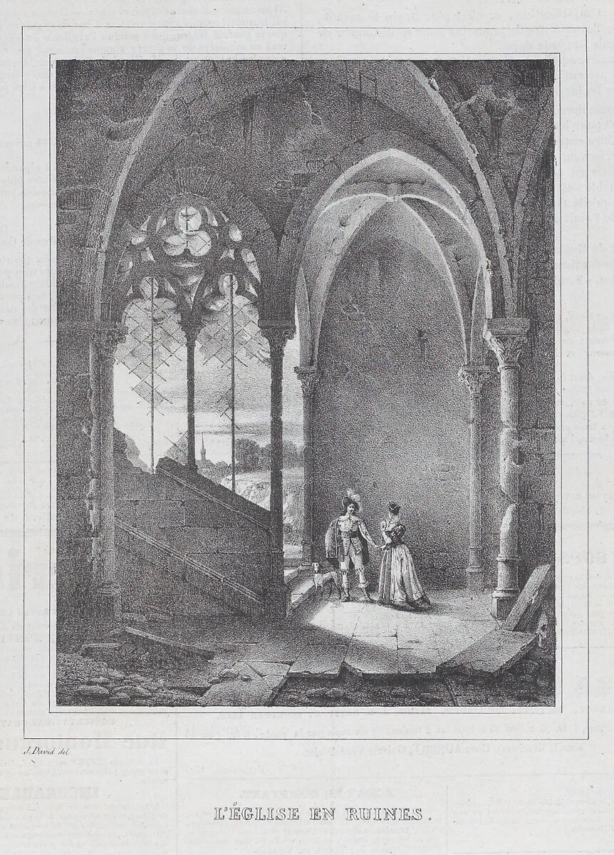 L'Eglise en Ruines — Anonymous|Jules David