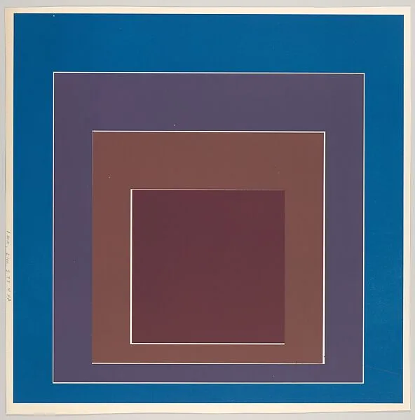 Proof for White Line Square series — Josef Albers|Gemini G.E.L.|Kenneth E. Tyler