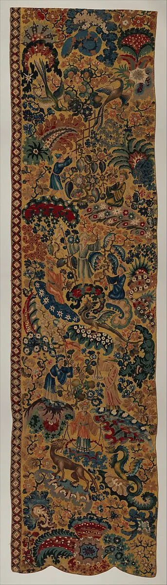 Pair of side curtains for a bed — Unknown