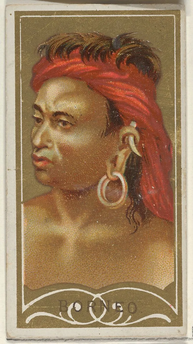 Borneo, from the Types of All Nations series (N24) for Allen & Ginter Cigarettes — George S. Harris & Sons|Allen & Ginter