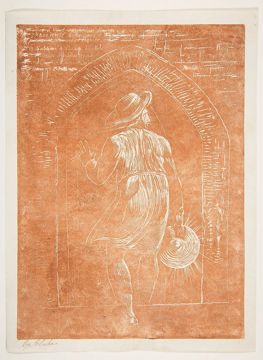Frontispiece to Jerusalem, the Emanation of the Great Albion — William Blake