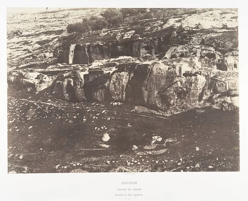 Jérusalem, Village de Siloam, Monolithe de forme égyptienne, 1