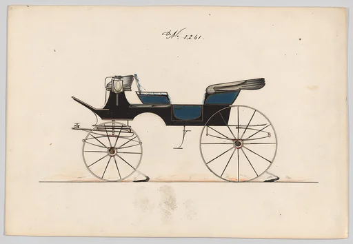 Design for 6 seat Phaeton, no. 3261