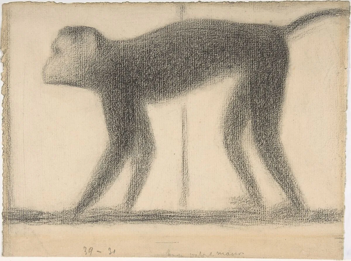 Monkey — Georges Seurat