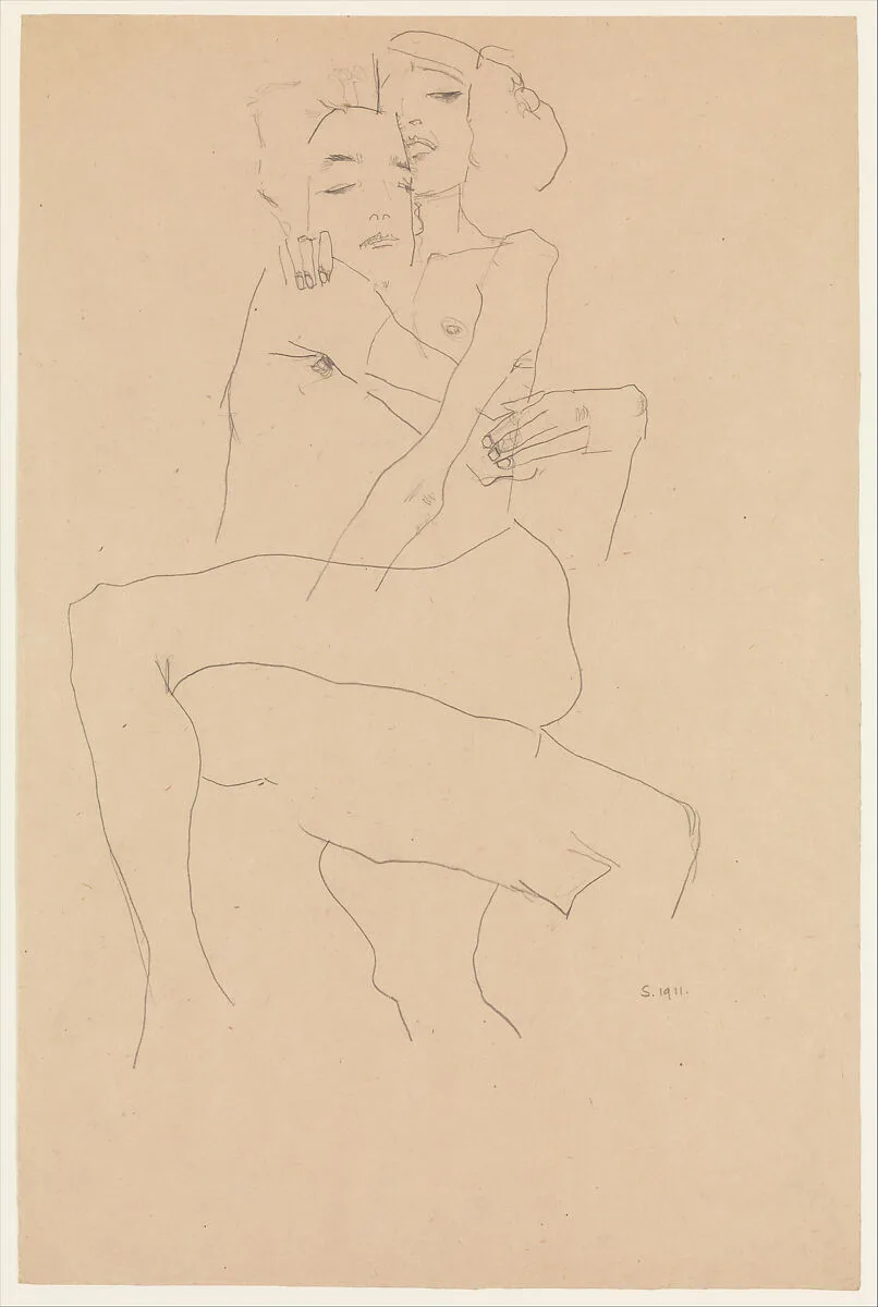 Couple Embracing — Egon Schiele