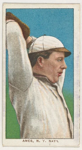 Ames, New York, National League, from the White Border series (T206) for the American Tobacco Company