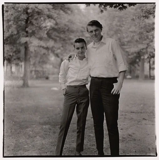 Two friends in the park, N.Y.C.