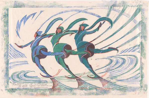 Skaters — Cyril E. Power