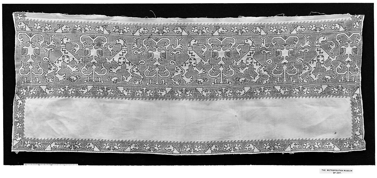 End of a tablecloth — Unknown