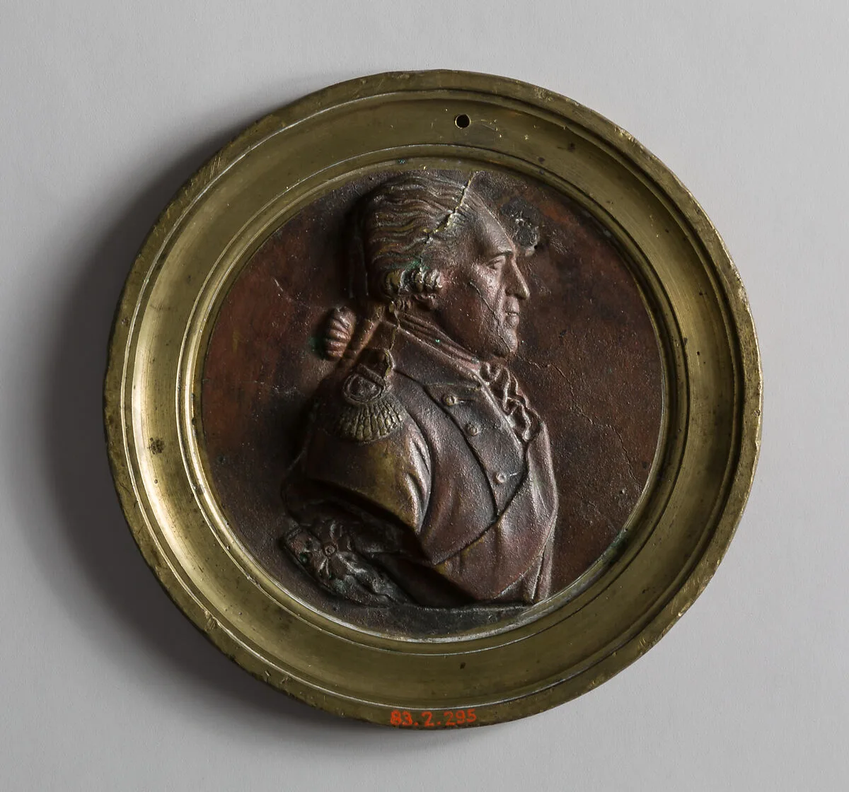 Medallion of the Marquis de Lafayette — Unknown