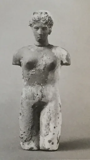 Terracotta limbless "doll"