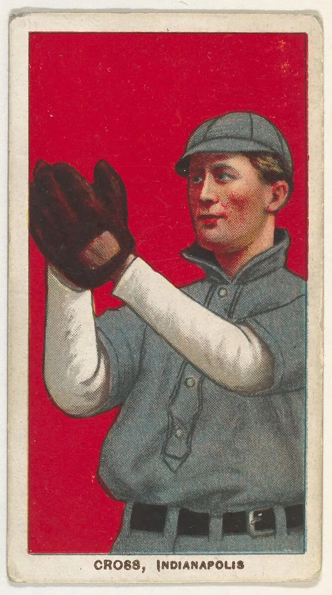 Cross, Indianapolis, American Association, from the White Border series (T206) for the American Tobacco Company — American Tobacco Company