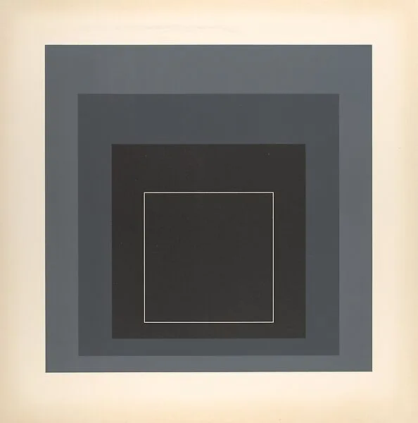 Proof for White Line Square series — Josef Albers|Gemini G.E.L.|Kenneth E. Tyler