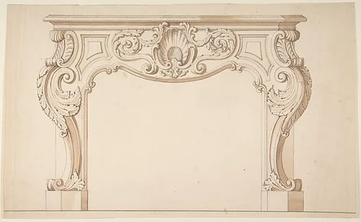Drawing for chimney-piece