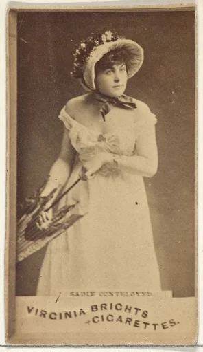 Sadie Cortelyou, from the Actors and Actresses series (N45, Type 1) for Virginia Brights Cigarettes