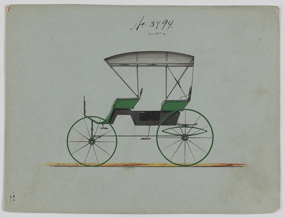 Design for Park Phaeton, no. 3894 — Brewster & Co.