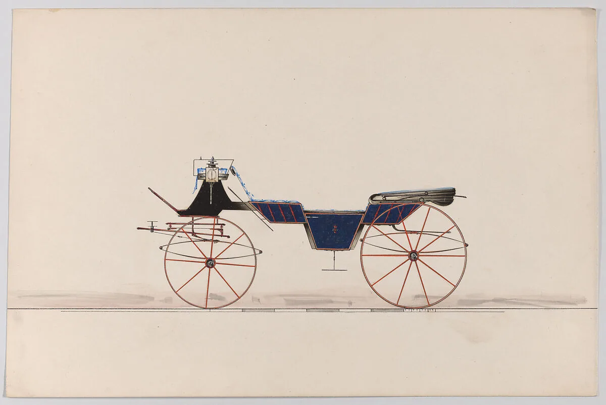 Design for Drop Center Vis-à-vis (unnumbered) — Brewster & Co.