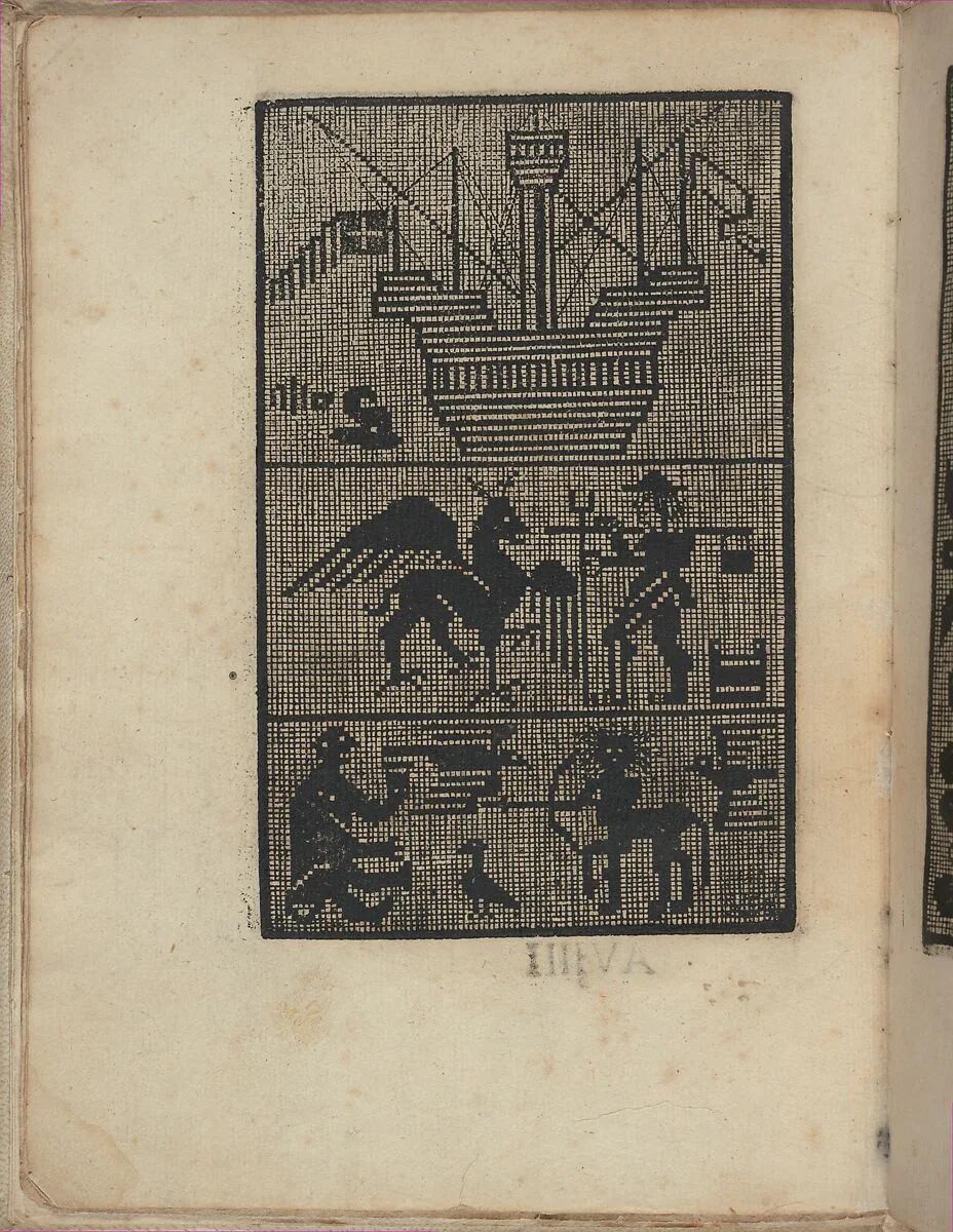 Esemplario di Lauori..., page 6 (recto) — Florio Vavassore|Giovanni Andrea Vavassore