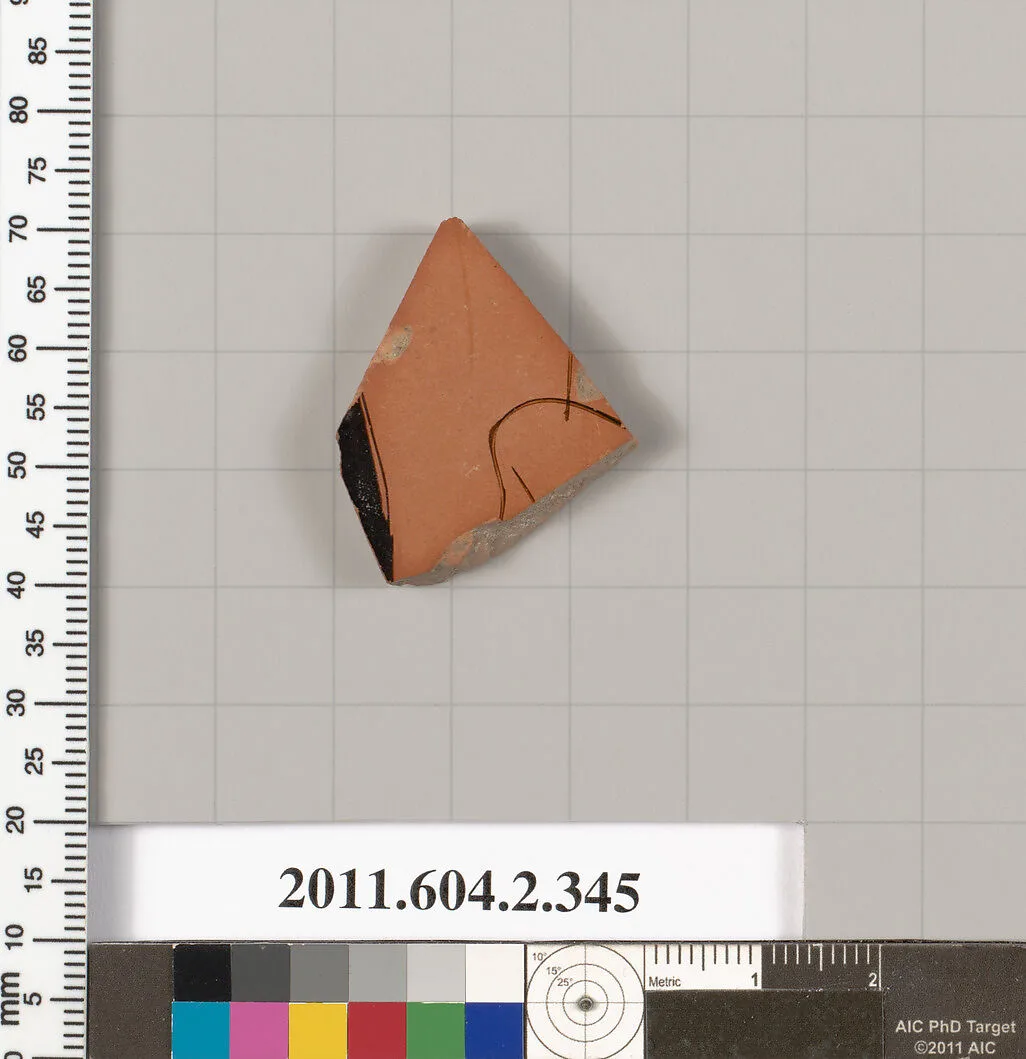 Terracotta fragment of a column-krater (bowl for mixing wine and water) — Unknown