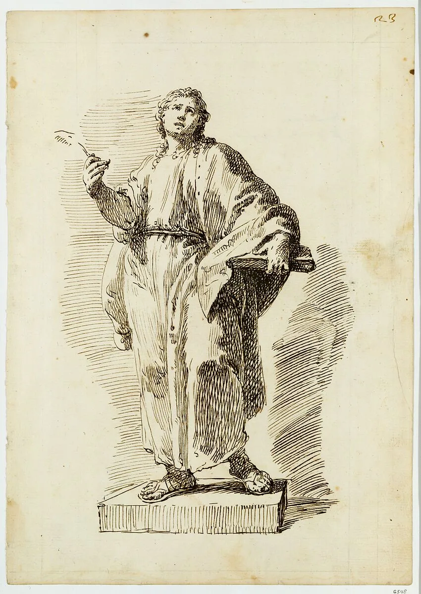 Saint John the Evangelist (?) — Pietro Antonio Novelli|Francesco Fontebasso