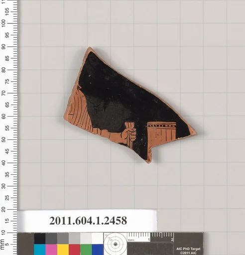 Terracotta fragment of a kylix (drinking cup)