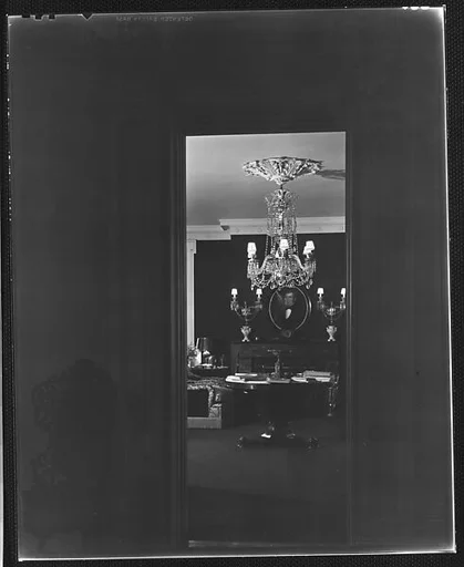 [View Through Doorway Into Library, Residence of Gifford Cochran, Croton Falls, New York]