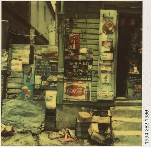 [Shoemaker's Shop, Marigot, St. Martin's, French West Indies]