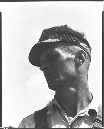 [Floyd Burroughs (Left Profile), Hale County, Alabama]