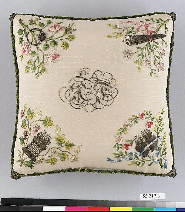 Wedding ring cushion — Unknown