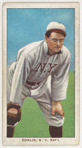 Donlin, New York, National League, from the White Border series (T206) for the American Tobacco Company