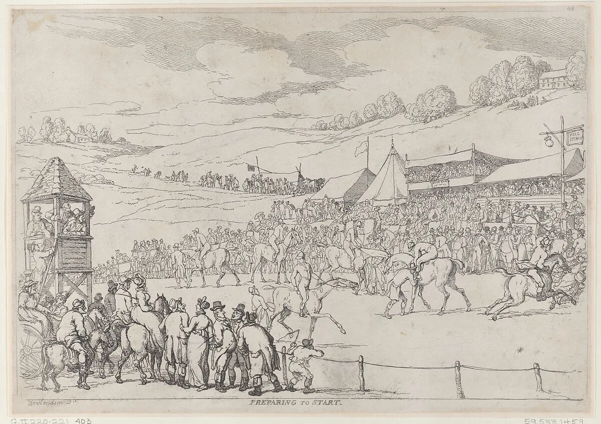 Preparing to Start — Thomas Rowlandson|Thomas Tegg