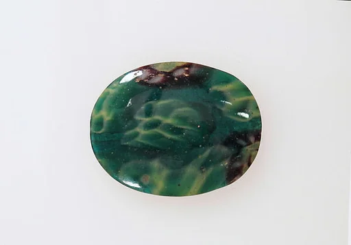 Glass mosaic fragment
