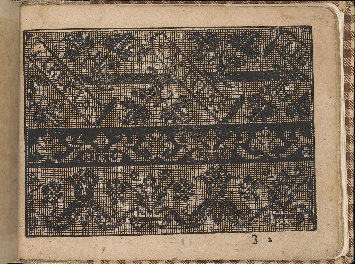 New Künstlichs Modelbuch (Page 34 recto) — Bernhard Jobin