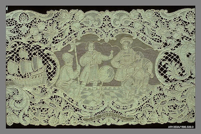 Runner (from a set of table linens) — Unknown