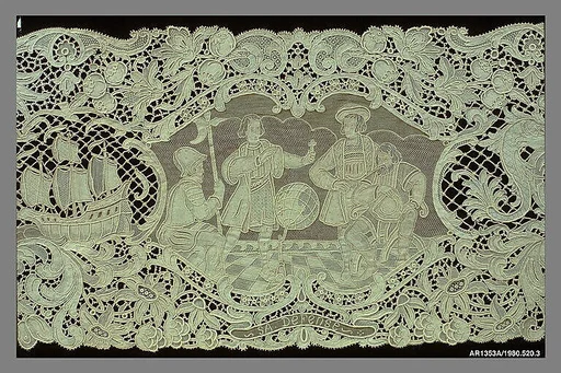 Runner (from a set of table linens)