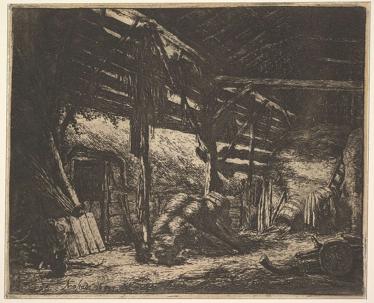 The Barn — Adriaen van Ostade