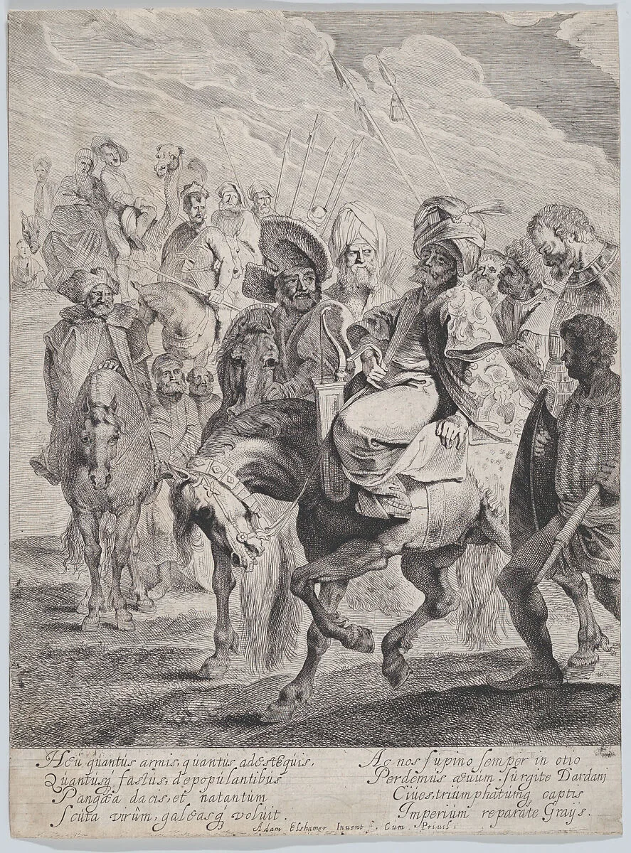 A Turkish Prince on Horseback — Pieter Soutman|Peter Paul Rubens|Adam Elsheimer