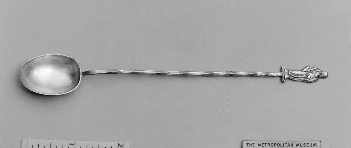 Figure-top spoon — Unknown