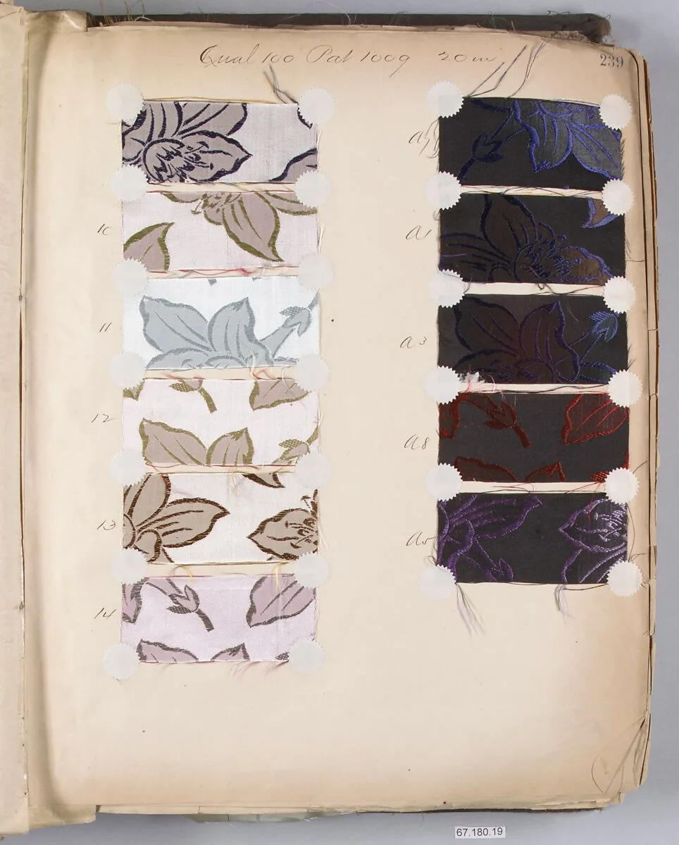 Textile Sample Book — Unknown